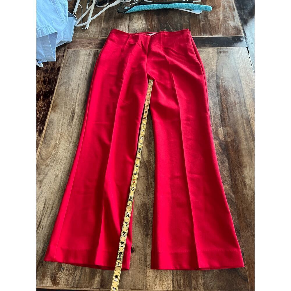 Trina Turk Women's Pink Tavia High-Rise Wide-Leg Pants Size 0 - Picture 8 of 9